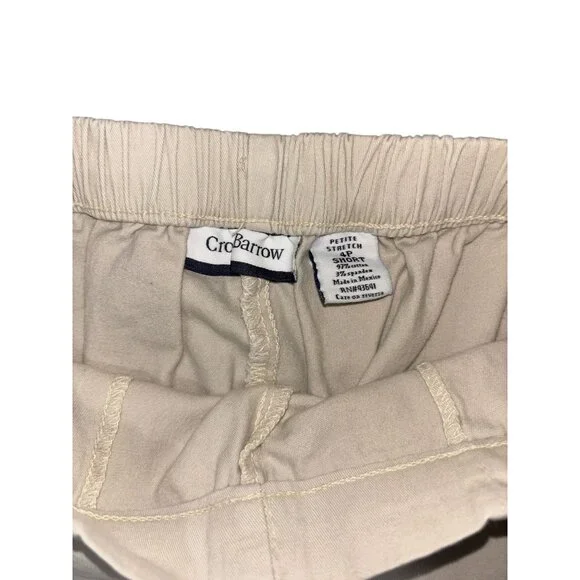 Croft and Barrow 4P Short Stretch Elastic Waist Pants - Picture 3 of 4